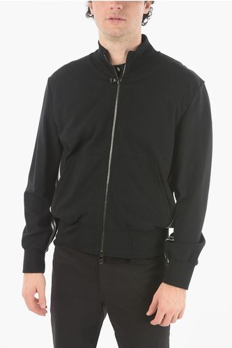 Mock Neck VARSITY Contrasting Band Sweatshirt with Zipped Cl size Xxl - Neil Barrett - Modalova