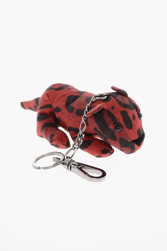 Nylon Key Holder with Leopard Charm size Unica - Dolce & Gabbana - Modalova