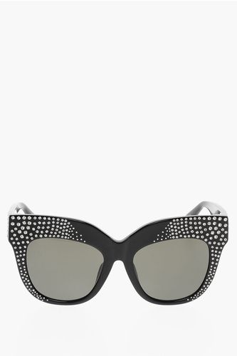 Oversized DUNAWAY Sunglasses with Decorative Rhinestones and Größe Uni - Linda Farrow - Modalova