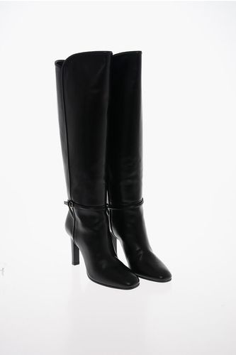 Ankle Strap NEW ZELAND Leather Under the Knee Boots 9cm size 39 - Saint Laurent - Modalova