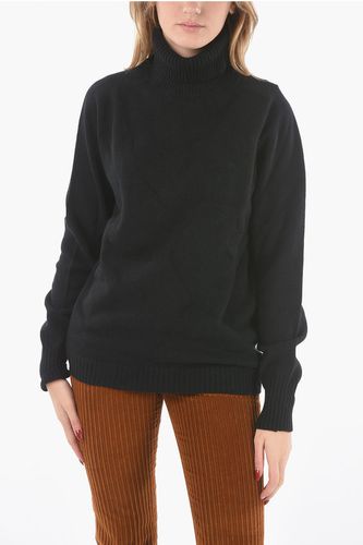 Cashmere Wool Turtle-neck Sweater with Ribbed Hems size M - DROMe - Modalova