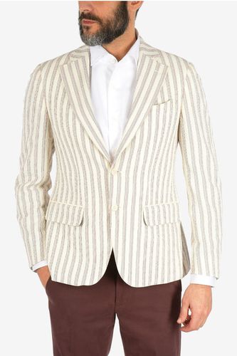 CC COLLECTION unbalanced striped REWARD blazer size 50 - Corneliani - Modalova