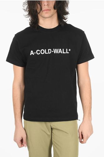 Cotton-jersey T-shirt with Debossed Lettering Logo size Xl - A Cold Wall - Modalova