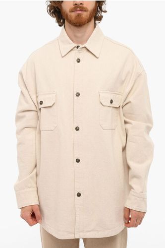 Denim Overshirt Button Closure Größe Xxl - 424 - Modalova