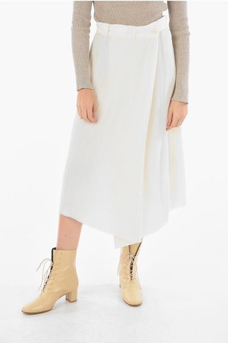 Front Pleated Asymmetric Midi Skirt size 38 - Aeron - Modalova