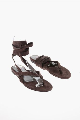 Gladiator Strap Suede Thong Sandals size 37 - The Attico - Modalova