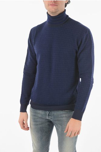 Houndstooth Turtleneck Sweater size Xl - Altea - Modalova