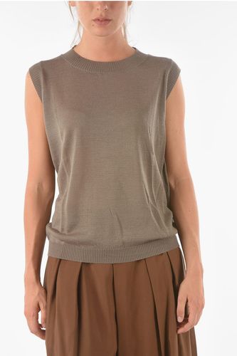 Knitted CURLIN Tank Top with Ribbed Hems Größe M - Ixos - Modalova