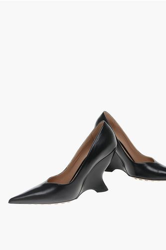 Leather PUNTA Wedge Pumps 10cm size 36 - Bottega Veneta - Modalova