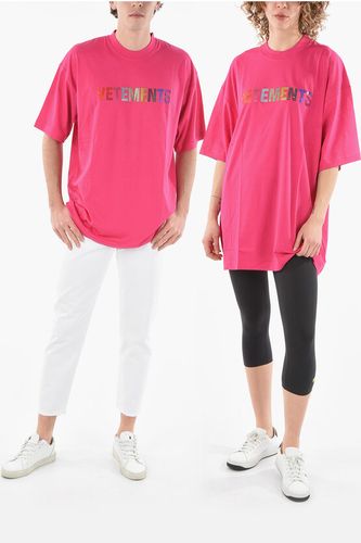 LIMITED EDITION Crystal Logo UNISEX Crew Neck Cotton T-Shirt size Xs - Vetements - Modalova