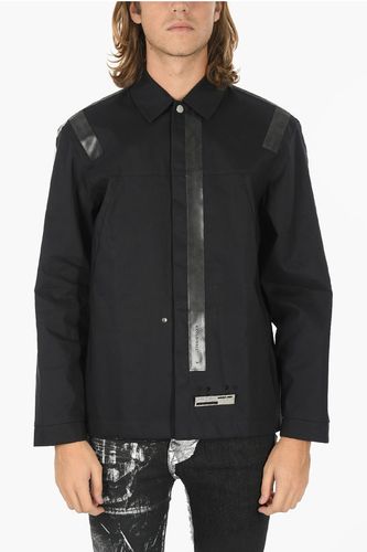 Logoed Side Bands Overshirt with Snap Buttons size S - A Cold Wall - Modalova