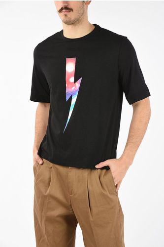 Loose Fit CITY LIGHTS THUNDERBOLT T-shirt size Xxs - Neil Barrett - Modalova