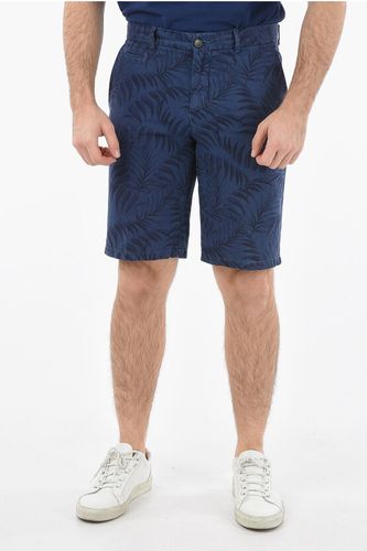 Plant Patterned Flax and Cotton MILANO Shorts Größe 48 - Altea - Modalova