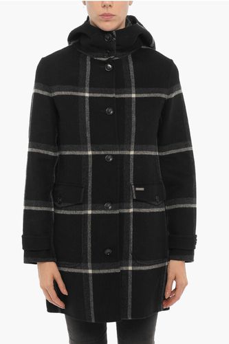 Plaid Motif MARCY Coat with Removable Sleeveless Down Jacket size L - Woolrich - Modalova