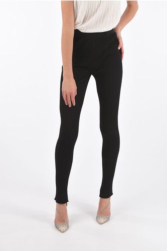 Ribbed Jersey Leggings with Elastic Waistband size S - DROMe - Modalova