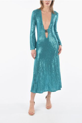 Sequined JULLIE Dress with maxi neckline size 42 - Dodo Bar Or - Modalova