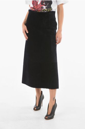 Shearling Midi Skirt size 40 - Blancha - Modalova