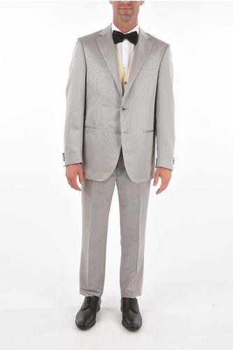 Silk Blend CERIMONY LEADER Suit with 5-button Vest size 50 - Corneliani - Modalova