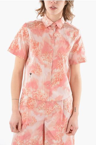 Silk-taffeta Cropped Shirt with CD Logo Embroidery size 38 - Dior - Modalova