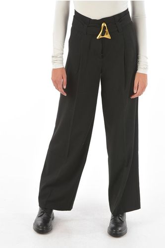 Single pleat ALONDRA wide leg pants with belt size 40 - Aeron - Modalova