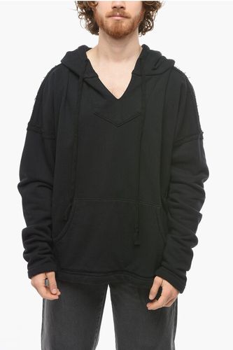 Solid Color Cotton Hoodie Größe M - Greg Lauren - Modalova