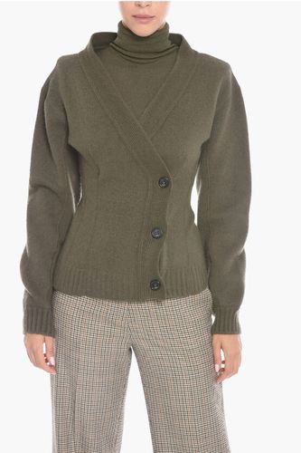 Virgin Wool Cardigan with Side Fastening Größe 42 - N.21 - Modalova