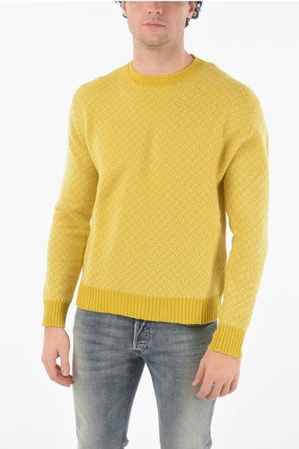 Virgin Wool Diaper Crewneck Sweater size M - Altea - Modalova