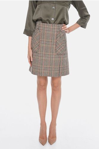 Virgin wool Jacquard Miniskirt Größe 46 - Miu Miu - Modalova
