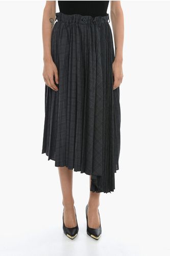 Virgin-wool Pleated Maxi Skirt in Glen check Motif Größe 40 - Miu Miu - Modalova