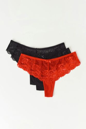 Pack lace string - Gina Tricot - Modalova