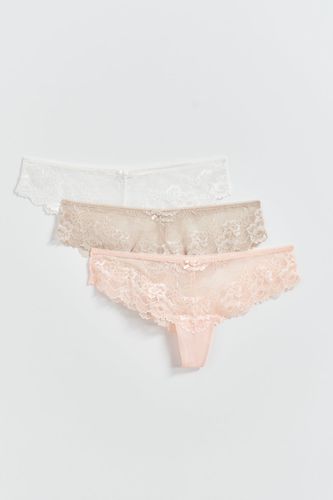 Pack lace string - Gina Tricot - Modalova