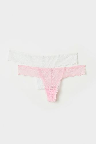 Pack lace thong - Gina Tricot - Modalova