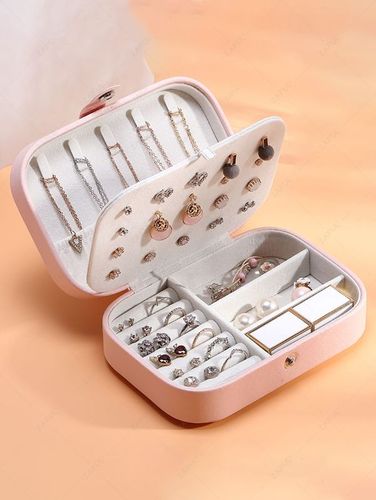 Caja de Almacenamiento Joyas Terciopelo Dos Tonos - ZAFUL - Modalova