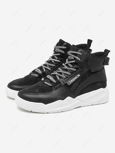 Ate para Arriba del Top del Alto de Contraste Zapatos del Patín - ZAFUL - Modalova