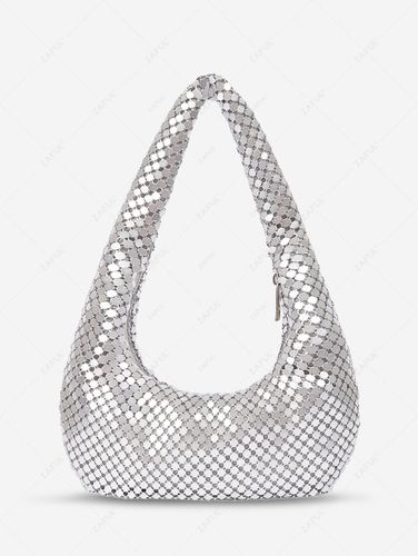 Bolsa de Hombro con Aros Brillantes Metálicos - ZAFUL - Modalova