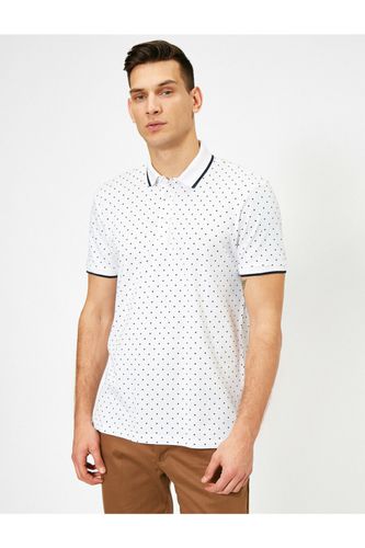 Polo T-shirt - White - Regular - Koton - Modalova