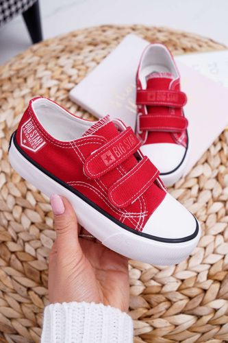Kids Sneakers Big Star with Velcro - red - BIG STAR SHOES - Modalova