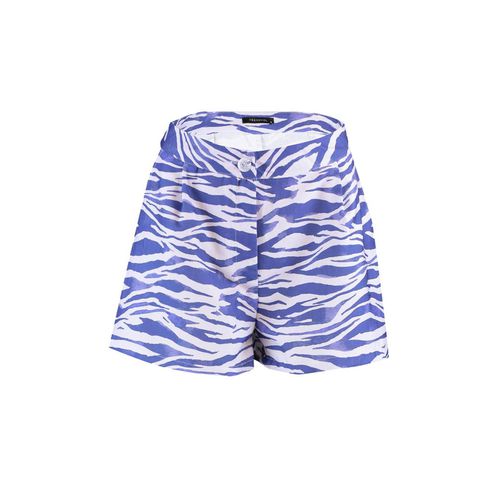 Blue High Waist Shorts & Bermuda - Trendyol - Modalova