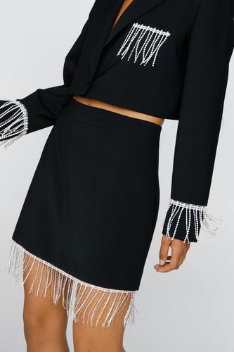 Womens Premium Trim Detail Micro Mini Skirt - - 8 - Nasty Gal - Modalova