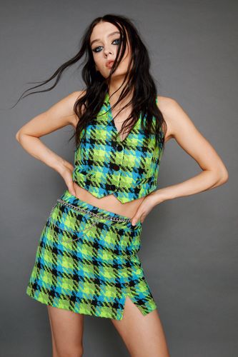 Womens Premium Boucle Tailored Mini Skirt - - 6 - Nasty Gal - Modalova