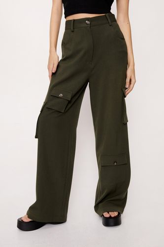 Womens Premium Multi Pocket Cargo trousers - - 16 - Nasty Gal - Modalova