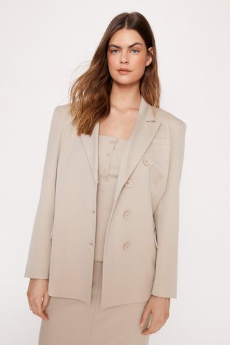 Womens Premium Asymmetric Tailored Blazer - - 4 - Nasty Gal - Modalova