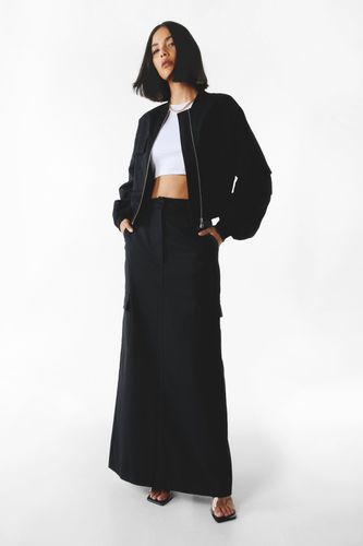 Womens Tailored Cargo Maxi Skirt - - 4 - Nasty Gal - Modalova