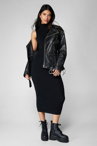 Womens Premium Super Soft Roll Neck Sleeveless Midaxi Dress - - 6 - Nasty Gal - Modalova