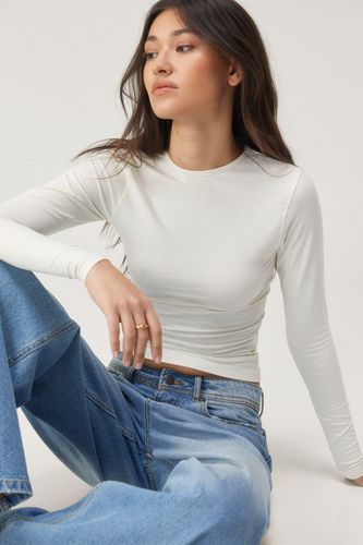 Womens Basic Long Sleeve T-shirt - - XL - Nasty Gal - Modalova