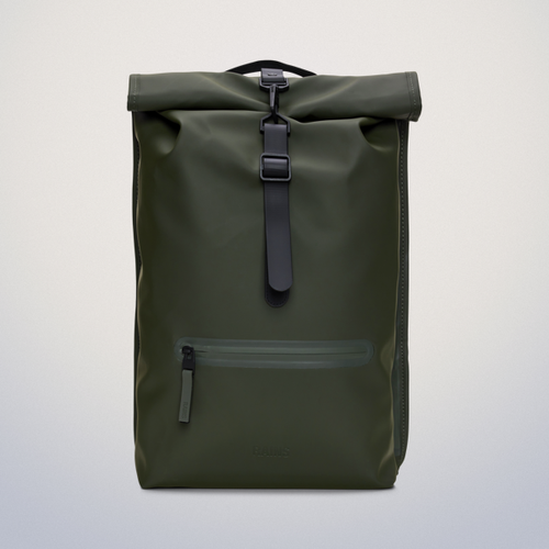 Rains Rolltop Rucksack - Green - Rains - Modalova