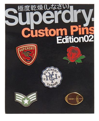 Superdry Custom Pin Aufnäher-Set - Superdry - Modalova