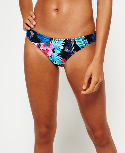 Ladies Tropic Racer Bikini Bottoms, Black, Blue and Pink, Size: S - Superdry - Modalova