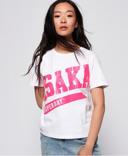 Kastenförmiges Osaka Swoosh T-Shirt - Superdry - Modalova