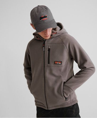 Sudadera con capucha y cremallera en tejido polar - Superdry - Modalova